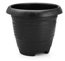 Vaso Plástico Redondo 15 cm Preto